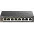 Коммутатор D-Link DGS-1008P DGS-1008P/F3A (L2) 8x1Гбит/с 4PoE+ 60W неуправляемый