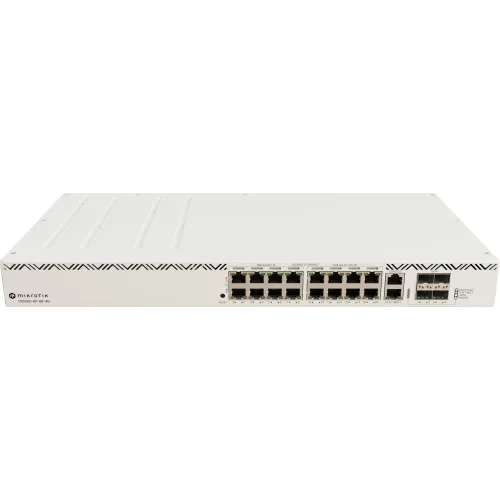 Коммутатор MikroTik CRS320-8P-8B-4S+RM (L3) 16x1Гбит/с 4xКомбо(10GBase-T/SFP+) 4SFP+ 16PoE 963W управляемый