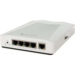 Коммутатор MikroTik CRS304-4XG-IN 1x1Гбит/с 4x10Гбит/с 1PoE управляемый