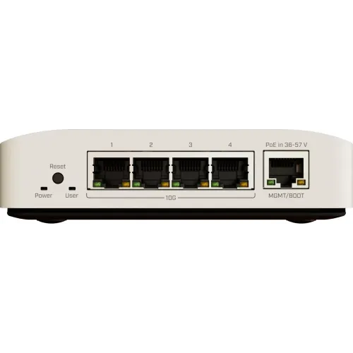 Коммутатор MikroTik CRS304-4XG-IN 1x1Гбит/с 4x10Гбит/с 1PoE управляемый
