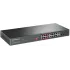 Коммутатор Mercusys MS118CP (L2) 16x100Мбит/с 2x1Гбит/с 2xКомбо(1000BASE-T/SFP) 16PoE+ 190W неуправляемый