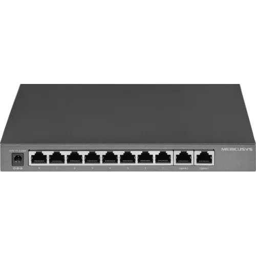 Коммутатор Mercusys MS110GMP (L2) 10x1Гбит/с 8PoE+ 111W неуправляемый