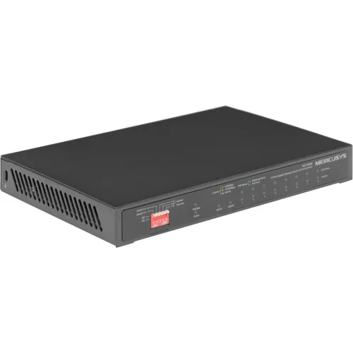 Коммутатор Mercusys MS110GMP (L2) 10x1Гбит/с 8PoE+ 111W неуправляемый