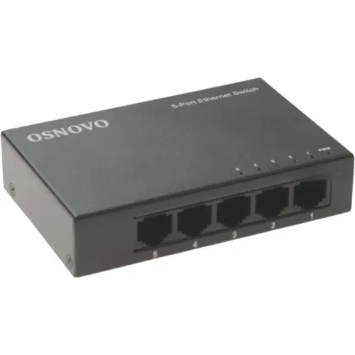 Коммутатор Osnovo SW-5F (L2) 5x100Мбит/с неуправляемый