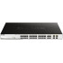 Коммутатор D-Link DGS-1210-28MP DGS-1210-28MP/F 24x1Гбит/с 4xКомбо(1000BASE-T/SFP) 24PoE+ 370W настраиваемый