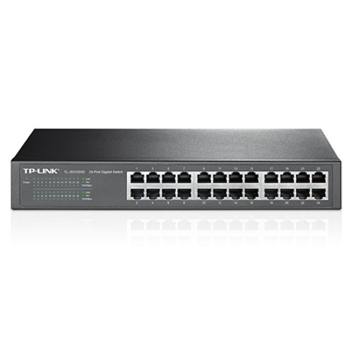 Коммутатор TP-Link TL-SG1024D (L2) 24x1Гбит/с неуправляемый