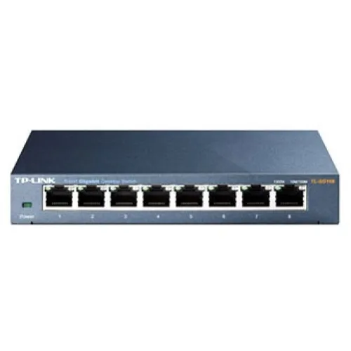 Коммутатор TP-Link TL-SG108 (L2) 8x1Гбит/с неуправляемый