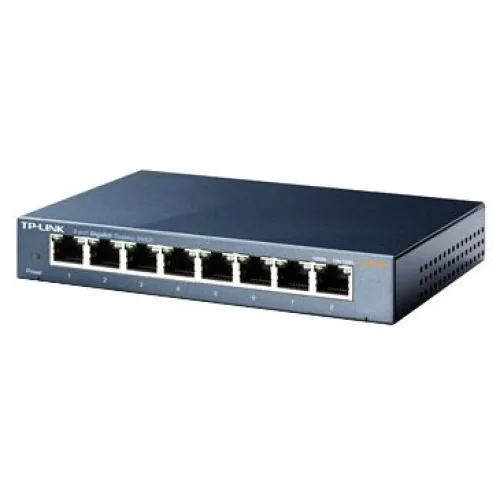 Коммутатор TP-Link TL-SG108 (L2) 8x1Гбит/с неуправляемый