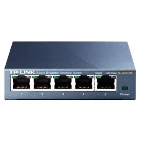 Коммутатор TP-Link TL-SG105 (L2) 5x1Гбит/с неуправляемый