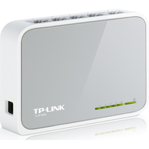 Коммутатор TP-Link TL-SF1005D (L2) 5x100Мбит/с неуправляемый