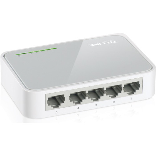 Коммутатор TP-Link TL-SF1005D (L2) 5x100Мбит/с неуправляемый
