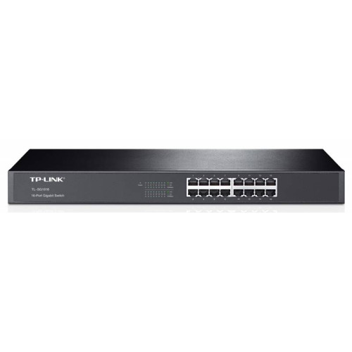 Коммутатор TP-Link TL-SG1016 (L2) 16x1Гбит/с неуправляемый