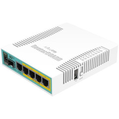 Роутер MikroTik hEX PoE (RB960PGS) 10/100/1000BASE-TX/SFP белый
