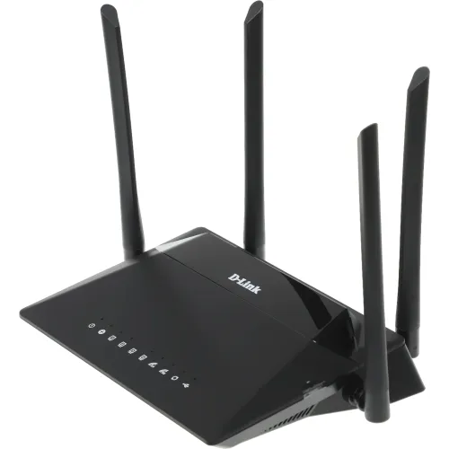 Роутер беспроводной D-Link DIR-853/URU/R3A AC1200 10/100/1000BASE-TX/4G ready черный