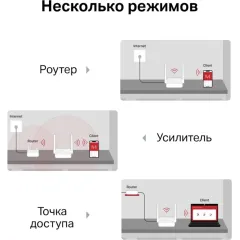 Роутер беспроводной Mercusys MR20 AC750 10/100BASE-TX белый