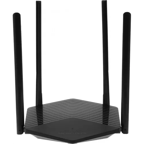 Роутер беспроводной Mercusys MR60X AX1500 10/100/1000BASE-TX черный