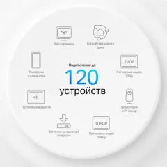 Бесшовный Mesh роутер TP-Link Deco X10 (DECO X10(2-PACK)) AX1500 10/100/1000BASE-TX белый (упак.:2шт)