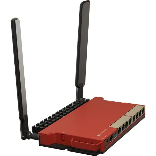 Роутер беспроводной MikroTik L009UiGS-2HaxD-IN AX600 10/100/1000BASE-TX красный