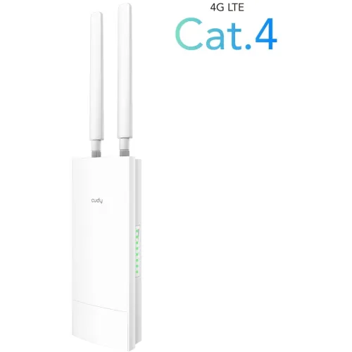 Роутер беспроводной Cudy LT500 OUTDOOR AC1200 10/100BASE-TX/4G cat. 4 белый
