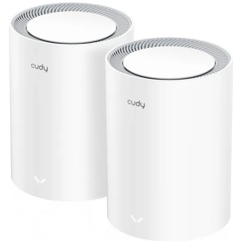 Бесшовный Mesh роутер Cudy M3000 (M3000(2-PACK) WHITE) AX3000 10/100/1000/2500BASE-T белый (упак.:2шт)