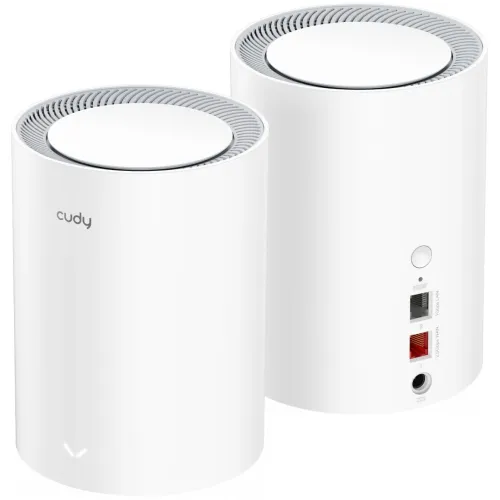 Бесшовный Mesh роутер Cudy M3000 (M3000(2-PACK) WHITE) AX3000 10/100/1000/2500BASE-T белый (упак.:2шт)