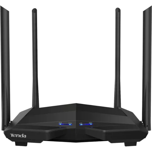 Роутер беспроводной Tenda AC10 AC1200 10/100/1000BASE-TX черный