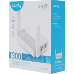 Роутер беспроводной Cudy WR300 N300 10/100BASE-TX/Wi-Fi белый
