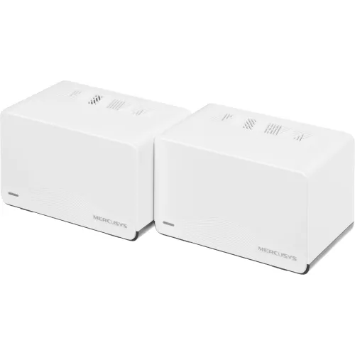 Бесшовный Mesh роутер Mercusys Halo H27BE (HALO H27BE(2-PACK)) BE3600 10/100/1000BASE-TX белый (упак.:2шт)