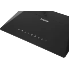 Роутер беспроводной D-Link DSL-224 N300 10/100BASE-TX черный