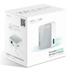 Роутер беспроводной TP-Link TL-MR3020 N300 10/100BASE-TX/4G ready белый