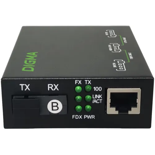 Медиаконвертер Digma DMC-1F53-20B