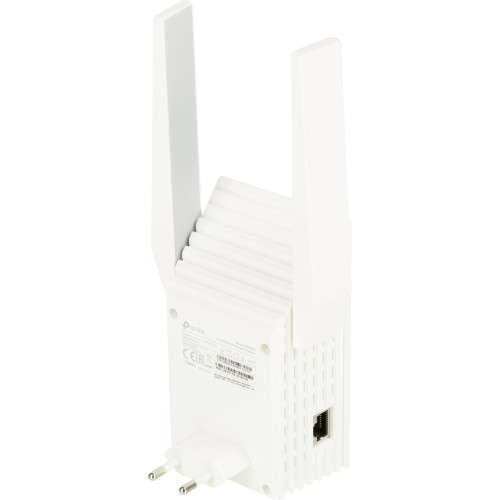 Повторитель беспроводного сигнала TP-Link RE505X AX1500 10/100/1000BASE-TX белый