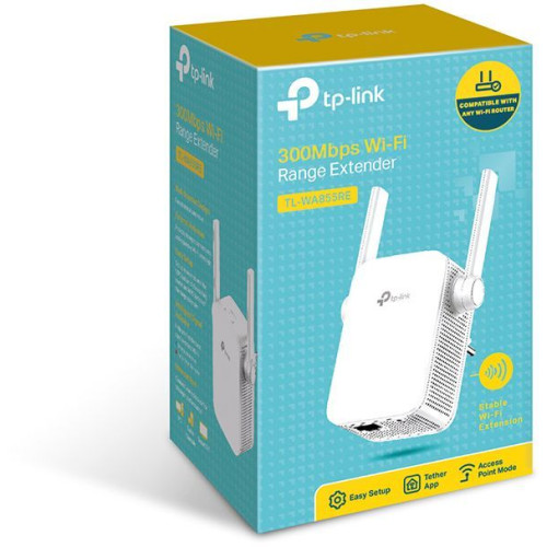 Повторитель беспроводного сигнала TP-Link TL-WA855RE N300 10/100BASE-TX белый