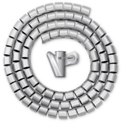 Кабельный органайзер Buro BHP CG252S Spiral Hose 25x2000mm Silver