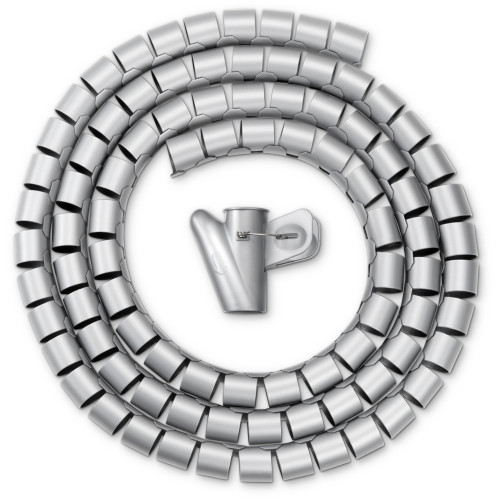 Кабельный органайзер Buro BHP CG252S Spiral Hose 25x2000mm Silver