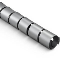 Кабельный органайзер Buro BHP CG252S Spiral Hose 25x2000mm Silver