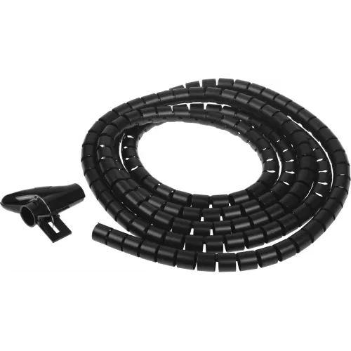 Кабельный органайзер Buro BU-CABORG-2X300 Spiral Hose 20x3000мм черный