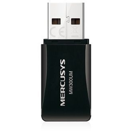 Сетевой адаптер Wi-Fi Mercusys MW300UM N300 USB 2.0