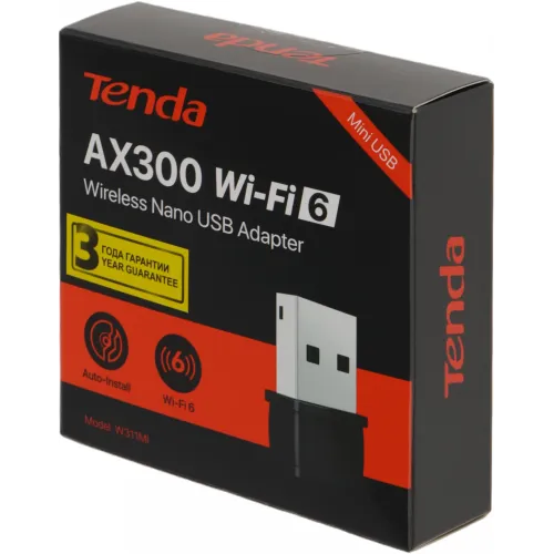 Сетевой адаптер Wi-Fi Tenda W311MI N150 USB 2.0 (ант.внутр.)