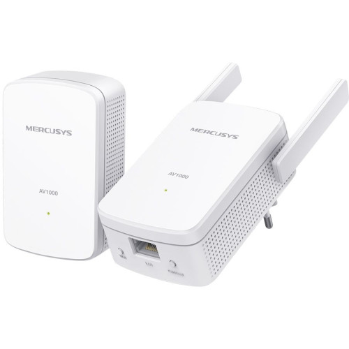 Сетевой адаптер HomePlug AV Mercusys MP510 KIT AV1000 Gigabit Ethernet (ант.внеш.несъем.) 2ант. (упак.:2шт)
