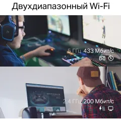 Сетевой адаптер Wi-Fi TP-Link Archer T2E AC600 PCI Express (ант.внеш.съем) 1ант.