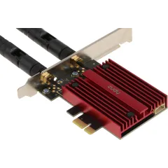 Сетевой адаптер Wi-Fi + Bluetooth Cudy WE3000S АХ5400 PCI Express (ант.внеш.съем) 2ант.