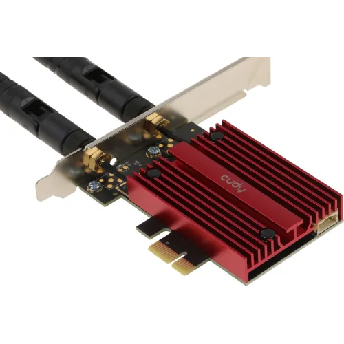 Сетевой адаптер Wi-Fi + Bluetooth Cudy WE3000S АХ5400 PCI Express (ант.внеш.съем) 2ант.
