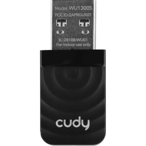 Сетевой адаптер Wi-Fi Cudy WU1300S AC1300 USB 3.0 (ант.внутр.) 1ант.