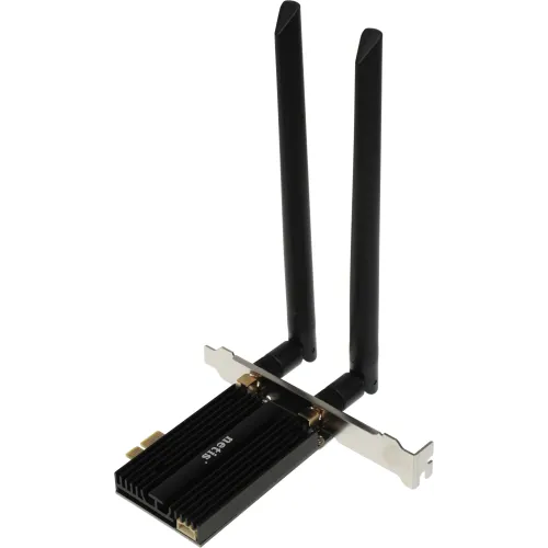 Сетевой адаптер Wi-Fi + Bluetooth Netis F2 АХ5400 PCI Express (ант.внеш.съем) 2ант.