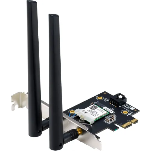Сетевой адаптер Wi-Fi + Bluetooth Asus PCE-BE6500 BE6500 PCI Express (ант.внеш.съем) 2ант.