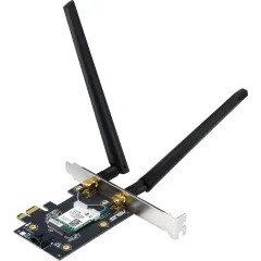 Сетевой адаптер Wi-Fi + Bluetooth Asus PCE-BE6500 BE6500 PCI Express (ант.внеш.съем) 2ант.