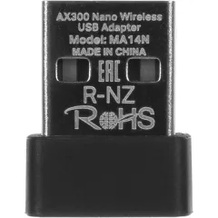 Сетевой адаптер Wi-Fi Mercusys MA14N AX300 USB 2.0 (ант.внутр.) 1ант.