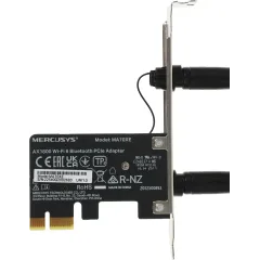 Сетевой адаптер Wi-Fi + Bluetooth Mercusys MA70XE AX1800 PCI Express (ант.внеш.несъем.) 2ант.