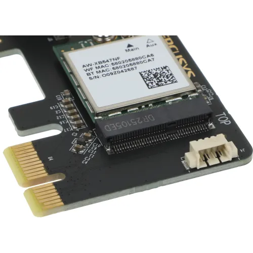 Сетевой адаптер Wi-Fi + Bluetooth Mercusys MA70XE AX1800 PCI Express (ант.внеш.несъем.) 2ант.